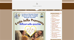 Desktop Screenshot of famigliabrindisiostuni.it